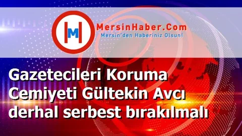 Gazetecileri Koruma Cemiyeti Gültekin Avcı derhal serbest bırakılmalı