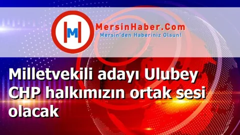 Milletvekili adayı Ulubey CHP halkımızın ortak sesi olacak