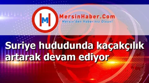 Suriye hududunda kaçakçılık artarak devam ediyor