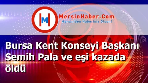 Bursa Kent Konseyi Başkanı Semih Pala ve eşi kazada öldü