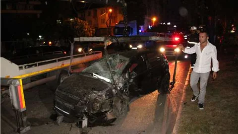 Ereğli'de kaza 2 yaralı