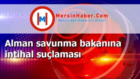 Alman savunma bakanına intihal suçlaması