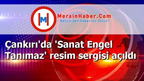Çankırı'da 'Sanat Engel Tanımaz' resim sergisi açıldı