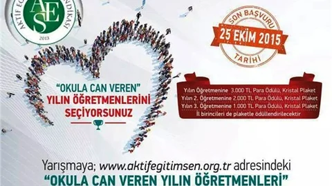 Okulunda özgün çalışmalara imza atan öğretmenler ödüllendirilecek