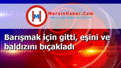 Barışmak için gitti, eşini ve baldızını bıçakladı