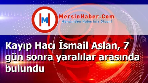 Kayıp Hacı İsmail Aslan, 7 gün sonra yaralılar arasında bulundu