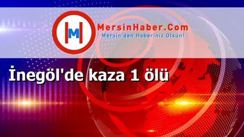 İnegöl'de kaza 1 ölü