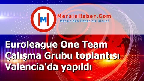 Euroleague One Team Çalışma Grubu toplantısı Valencia'da yapıldı