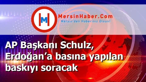 AP Başkanı Schulz, Erdoğan’a basına yapılan baskıyı soracak