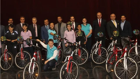 Çocukları obeziteden bisiklet koruyacak