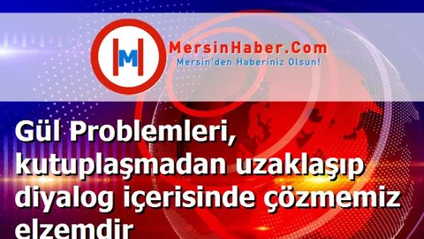 Gül Problemleri, kutuplaşmadan uzaklaşıp diyalog içerisinde çözmemiz elzemdir