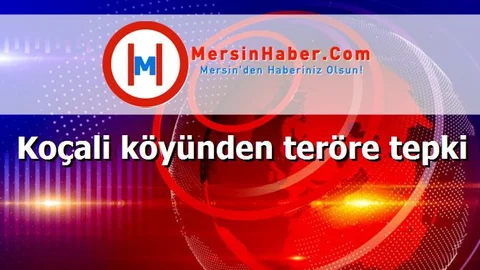 Koçali köyünden teröre tepki