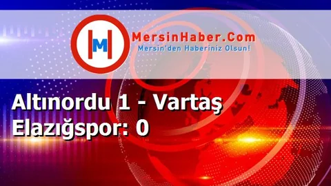 Altınordu 1 - Vartaş Elazığspor: 0