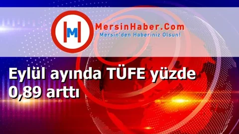 Eylül ayında TÜFE yüzde 0,89 arttı