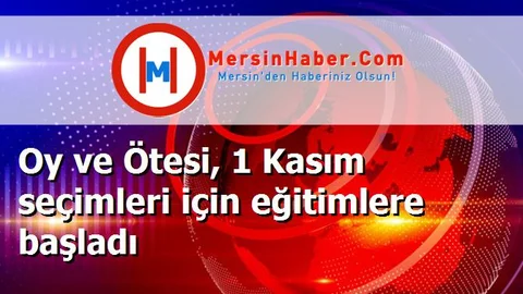 Oy ve Ötesi, 1 Kasım seçimleri için eğitimlere başladı
