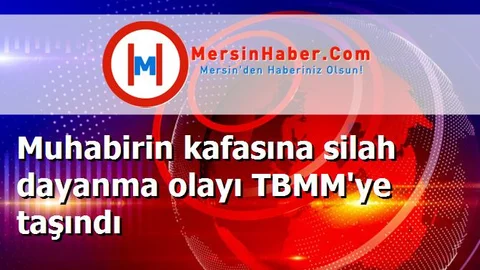 Muhabirin kafasına silah dayanma olayı TBMM'ye taşındı