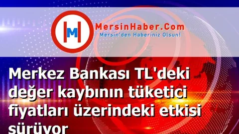 Merkez Bankası TL'deki değer kaybının tüketici fiyatları üzerindeki etkisi sürüyor