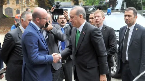 Erdoğan, Belçika başbakanı ile bir araya geldi