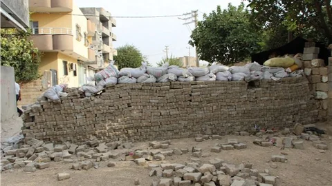 Nusaybin'de sokağa çıkma yasağı bitti, çatışmanın izleri ortaya çıktı