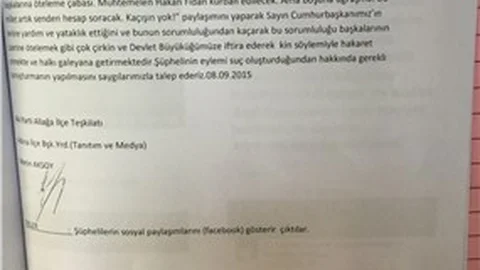 AK Parti Aliağa İlçe Teşkilatı’nın vatandaşları fişlediği iddiası