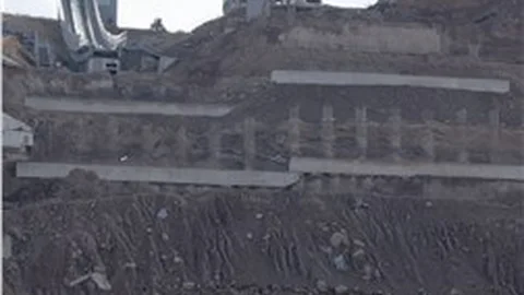 Kayakla atlama kuleleri zemin güçlendirme çalışmaları tamamlandı
