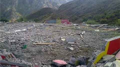 Kars'ta terör örgütü mezarlığına operasyon