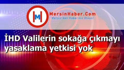 İHD Valilerin sokağa çıkmayı yasaklama yetkisi yok