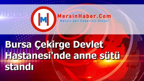 Bursa Çekirge Devlet Hastanesi'nde anne sütü standı