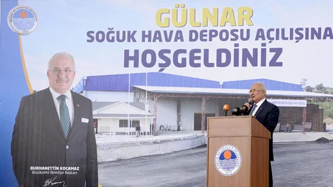 Gülnar'da Soğuk Hava Deposu Açıldı