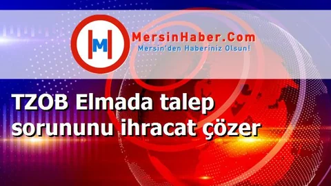 TZOB Elmada talep sorununu ihracat çözer