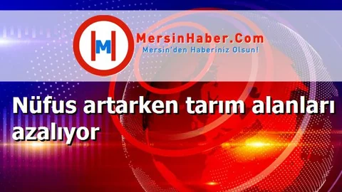 Nüfus artarken tarım alanları azalıyor