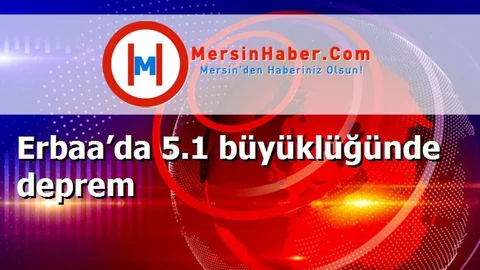 Erbaa’da 5.1 büyüklüğünde deprem