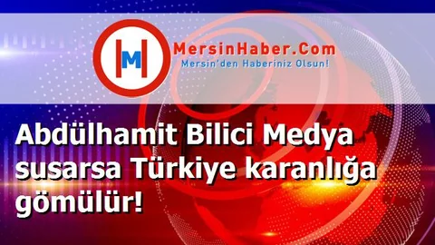 Abdülhamit Bilici Medya susarsa Türkiye karanlığa gömülür!