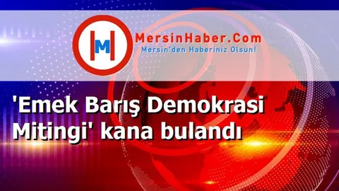 'Emek Barış Demokrasi Mitingi' kana bulandı