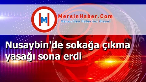 Nusaybin'de sokağa çıkma yasağı sona erdi