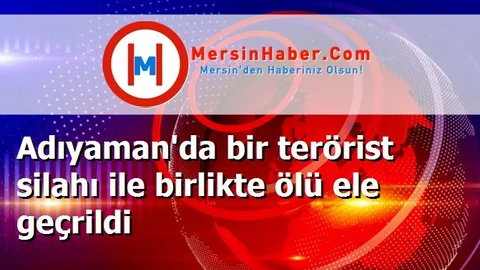 Adıyaman'da bir terörist silahı ile birlikte ölü ele geçrildi