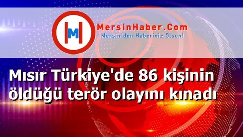Mısır Türkiye'de 86 kişinin öldüğü terör olayını kınadı