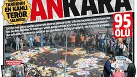 Medya, siyah logo ve kurdele ile teröre tepki gösterdi