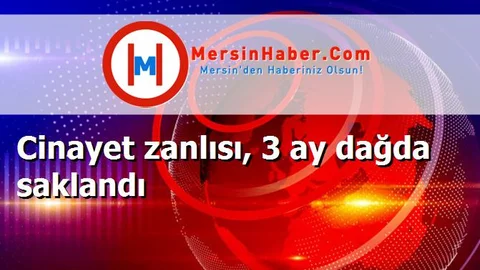 Cinayet zanlısı, 3 ay dağda saklandı