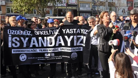 Sağlık çalışanları patlama nedeniyle 2 gün iş bırakacak