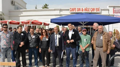 Ankara’daki terör saldırısı Elmadağ'da protesto edildi