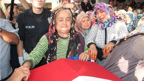 Görev şehidi polis, Fethiye’de toprağa verildi