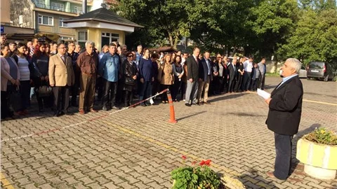 Tarım-hayvancılık çalışanlarından terör kurbanlarına Fatiha’lı anma