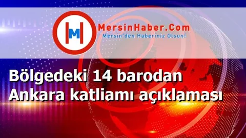 Bölgedeki 14 barodan Ankara katliamı açıklaması