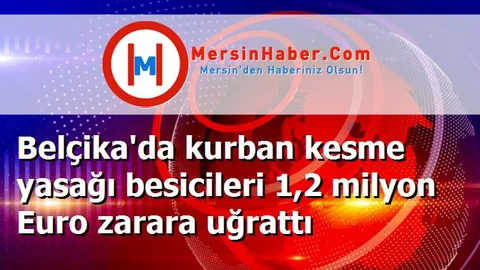 Belçika'da kurban kesme yasağı besicileri 1,2 milyon Euro zarara uğrattı