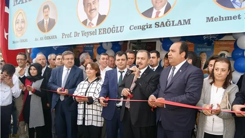 Bakan Veysel Eroğlu, Emirdağ’da 6 tesis açtı, 12 temel attı