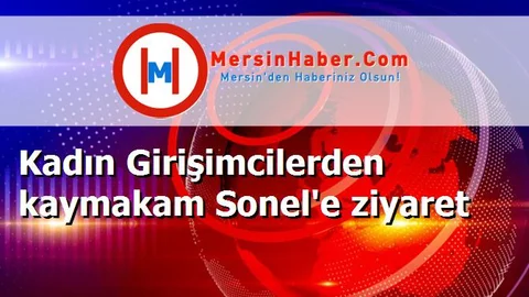 Kadın Girişimcilerden kaymakam Sonel'e ziyaret
