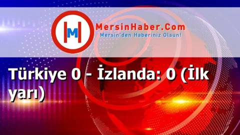 Türkiye 0 - İzlanda: 0 (İlk yarı)