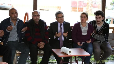 Valisi Cirit'ten Elif Kanlıoğlu'nun ailesine taziye ziyareti