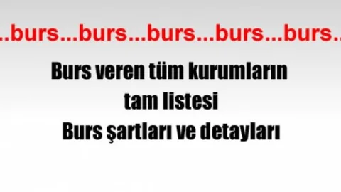 Tüm Karşılıksız burs veren kurumların listesi 2015 Geri Ödemesiz burs veren vakıf ve dernekler Karşılıksız burs veren iş adamları listesi 2015-2016 Tarihli